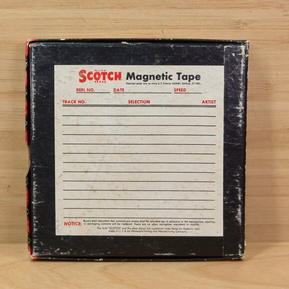 Vintage Scotch 1/4-111-A6 600 Feet Plastic 5" Reel Magnetic Tape, Made i… - Picture 4 of 12